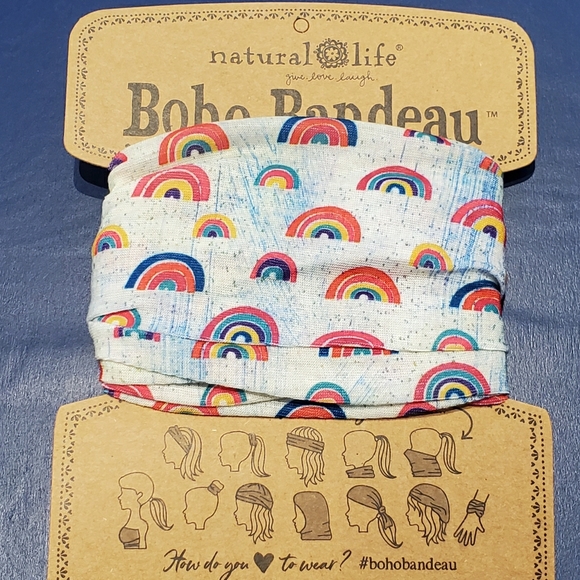 NATURAL LIFE Accessories - SOLD OUT! Natural Life Rainbow Boho Wrap Headband